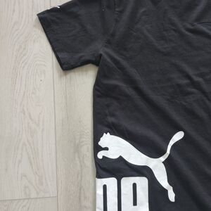 Puma Men's Graphic Brand Tee with White Logo